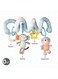 Moon Jungle Friends Spiral Activity Hanging Animal Toys For Cot, Pram And Car Seat, 0M+