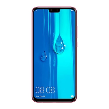 هواوي Y9 2019 ثنائي الشريحة، 64 جيجا، 4 جيجا رام، شبكة الجيل الرابع ال تي اي - أحمر
