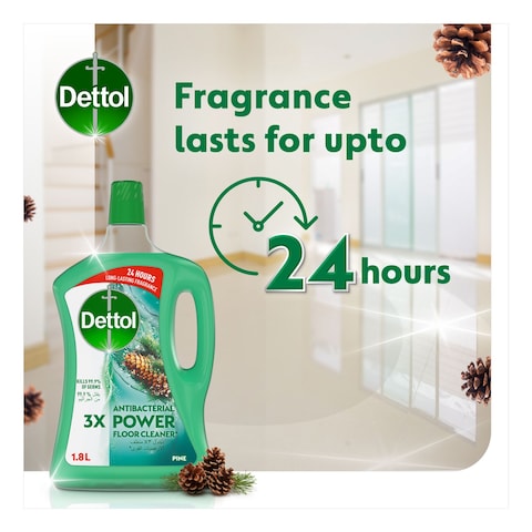 Dettol 3x Power Antibacterial Floor Cleaner Pine 1.8L