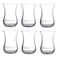 Pasabahce Izmir Turkish Tea Glass Set 165ml 6 PCS