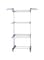 Generic Metal Clothes Dryer Rack Silver/Blue