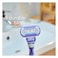 Gillette Venus Deluxe Smooth Swirl Razor With Razor Blade Purple 3 Blades