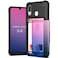 VRS Design Samsung Galaxy A30 Damda Glide Shield Semi Automatic Card Wallet cover/case - Solid Pink Blue