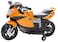 Lovely Baby Powered Riding Motorbike LB 6188, Orange