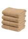 Princess 4-Piece Set Fast Absorbent Hand Towel, Beige 40 X 70cm