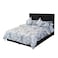 In House Granada Velvet Bed Frame - King - 200x200 cm - Black