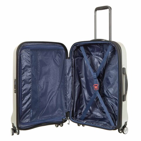 Verage GM20075 Houston Trolley Suitcase 24cm Silver