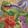 Creative Converting- Dino Blast Lucheon Napkins 16pcs< > 7in< >Green/Brown< >