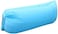 Generic Lazy Air Bed Inflatable Sofa Sleeping Bags Convenient Travel Folding - Blue