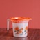 Royalford 1.25L Floral Ring Mug- Rf11715 Strong And Durable Multi-Purpose Plastic Mug, Unbreakable And Easy To Clean Bathroom Tumbler, Perfect For Bathroom Orange