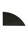 Generic Corner Wall Shelf Black/Grey 41x25x4.2centimeter