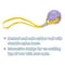 Soleil Pet&#39;s World Rubber Ball With Band Dog Toy Large Purple