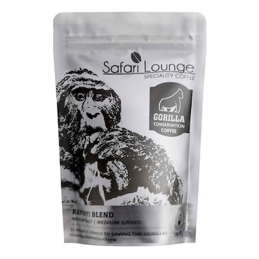 Safari Lounge Gorilla Conservation Kanyonyi Blend Medium Roast Coffee 250g
