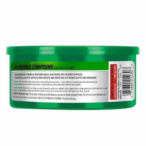 Turtle Wax Heavy Duty Rubbing Compound Cleaner 298g