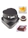 Generic 3Pcs/Set Square Round Heart Shape Cake Mold Non Stick Baking Tray With Buckle Bakeware -Black 27*27*27cm