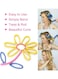 10-Piece Hair Curlers Roll Stick Set Orange 80g