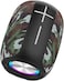 Powerology Speaker Waterproof IPX5, Music System With Bluetooth, Built-In FM And 5 Hours Play Time - Powerology Ghost Wireless Speakers For Phone/Laptops - (Camo)