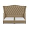 In House Taj Mahal Linen Bed Frame - Queen - 200x160cm - Beige
