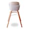 Teknum - Premium Dual Height Wooden High Chair - Ivory