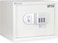 Rubik Large Safe Box A4 Documents Size for Home Office with Key and Pin Code Keypad for Cash Documents Jewelry Passports RB30AJ (38x30x30cm) White