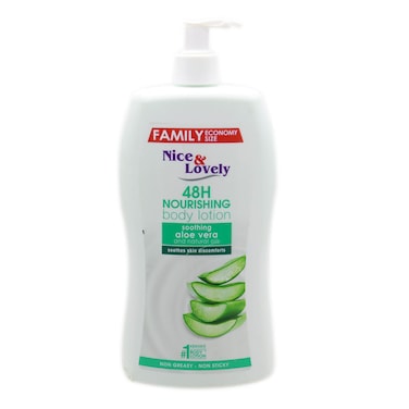 Nice &amp; Lovely Aloevera Lotion 850Ml