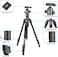 COOPIC T264 Tripod 67inch 170cm 2 in 1 Tripod and Monopod Lightweight Portable Tripod for SLR DSLR Cameras with Tripod bag and Mobile holder (Load 5Kg)