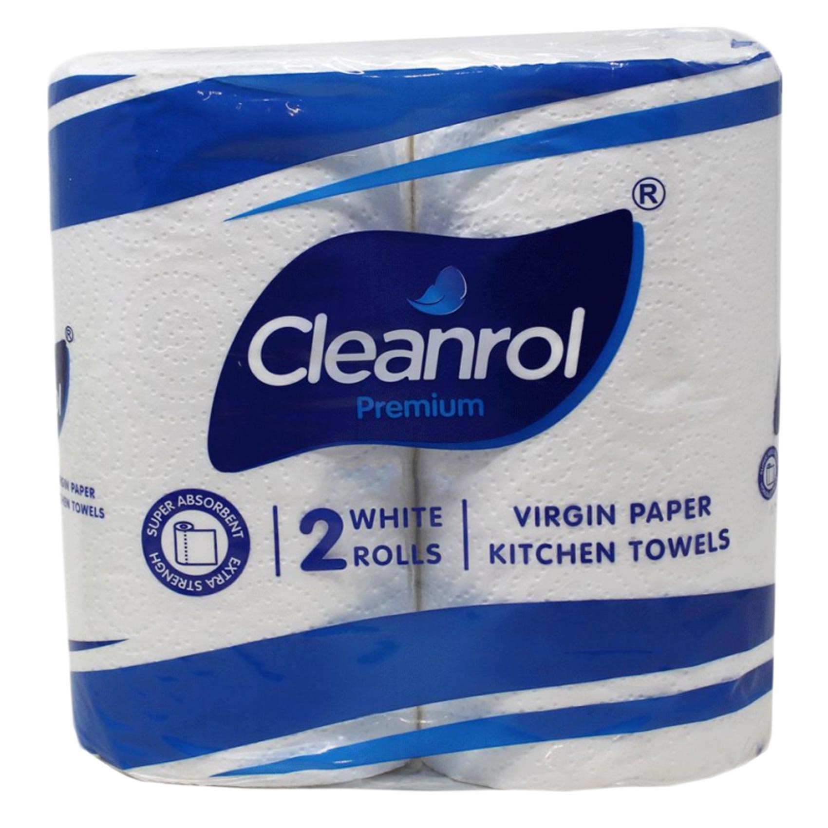 Cleanrol Premium Virgin Paper Kitchen Towel 2 Count