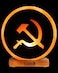 Geohoney Himalayan Salt Lamp - Hammer &amp; Sickle