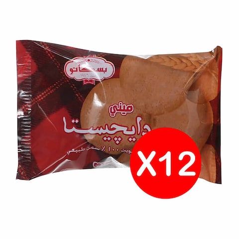 بيسكاتو بسكويت دايجستا ميني - 4 بسكوتة - 12 باكو