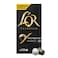 L'OR Espresso Ristretto Intensity 11 Coffee Capsules Packs of 10 Drinks