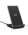 Anker Wireless Charger, 313 Wireless Charger (Stand), Qi-Certified for iPhone 12, 12 mini, 12 Pro Max, SE, 11, 11 Pro, 11 Pro Max, XR, XS Max, 10W Fast-Charging Galaxy S20, S10 (No AC Adapter)