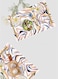 Lowha Decorative Acrylic Serving Tray With Gold Metal Handles And Liquid Texture Design 20x30 cm
