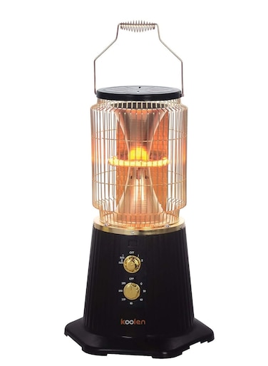 كولن دفاية دائرية 1800 وات لون أسود وذهبي بالمروحة