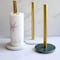1CHASE&reg; Gold Paper Tissue Towel Holder with Marble Base for Standard and Jumbo Size Tissue Roll for kitchen Bedroom,Bathroom and Hallways