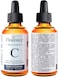 Florence Big 2.11Oz. Organic Advanced Vitamin C Serum And Hyaluronic Acid For Face, Eye Contour. Serum Vitamin C With Anti-Aging And Wrinkle Ingredients