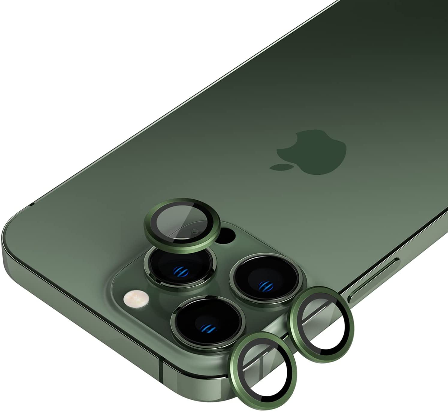 Amazing Thing SUPREME AR Lens Defender for iPhone 13 PRO Camera Lens Protector and iPhone 13 Pro MAX Camera Lens Protector [3 Lens] - Green