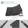 Trands iPad 10.2 Inch Ultra Slim Case Fold Cover Auto Sleep And Wake Folio Back Case 10.2 Inches Trifold Stand Cover CC8929, Black