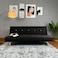 In House Aimar 2 In 1 Sofabed Linen Upholstered - Black