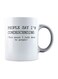 muGGyz Never Let Anyone Dull Your Sparkle Coffee Mug White
