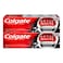 Colgate Optic White Charcoal Whitening Toothpaste Black 75ml Pack of 2