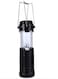 Generic - Rechargeable Hand Lamp Collapsible Solar Camping Lantern Tent Lights for Outdoor Lighting Black