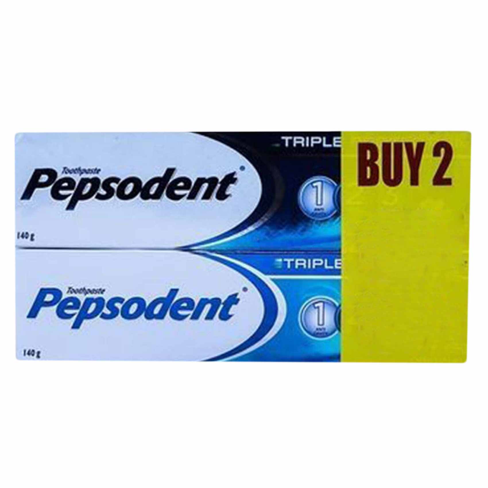 Pepsodent Toothpaste 140G Promo Pack