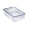 Lock &amp; LockClassic Rectangular Food Container Clear/Blue 800ml