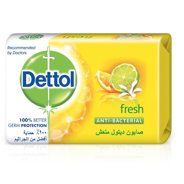 صابون ديتول المنعش، برائحة الحمضيات وزهر البرتقال، 120 غرام