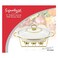 Signature SG-CX2526 Round Porcelain Chafing Dish with Warmer Rack 12 Inch
