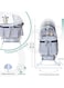 Moon Soffy 4 In 1 Cnvertible Cradle Co- Sleeper For New Born Baby, Rocking Bassinet With Rotating Musical Mobile With Toys