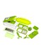 Nicer Dicer 11-In-1 Vegetable And Fruit Slicer Green/White