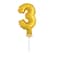 5" Gold Foil Balloon Cake Topper - 3