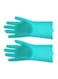 Generic 2-Piece Reusable Waterproof Dishwashing Gloves Blue 15X10X6cm