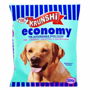 Krunshi Economy Precooked Dog Food 20kg